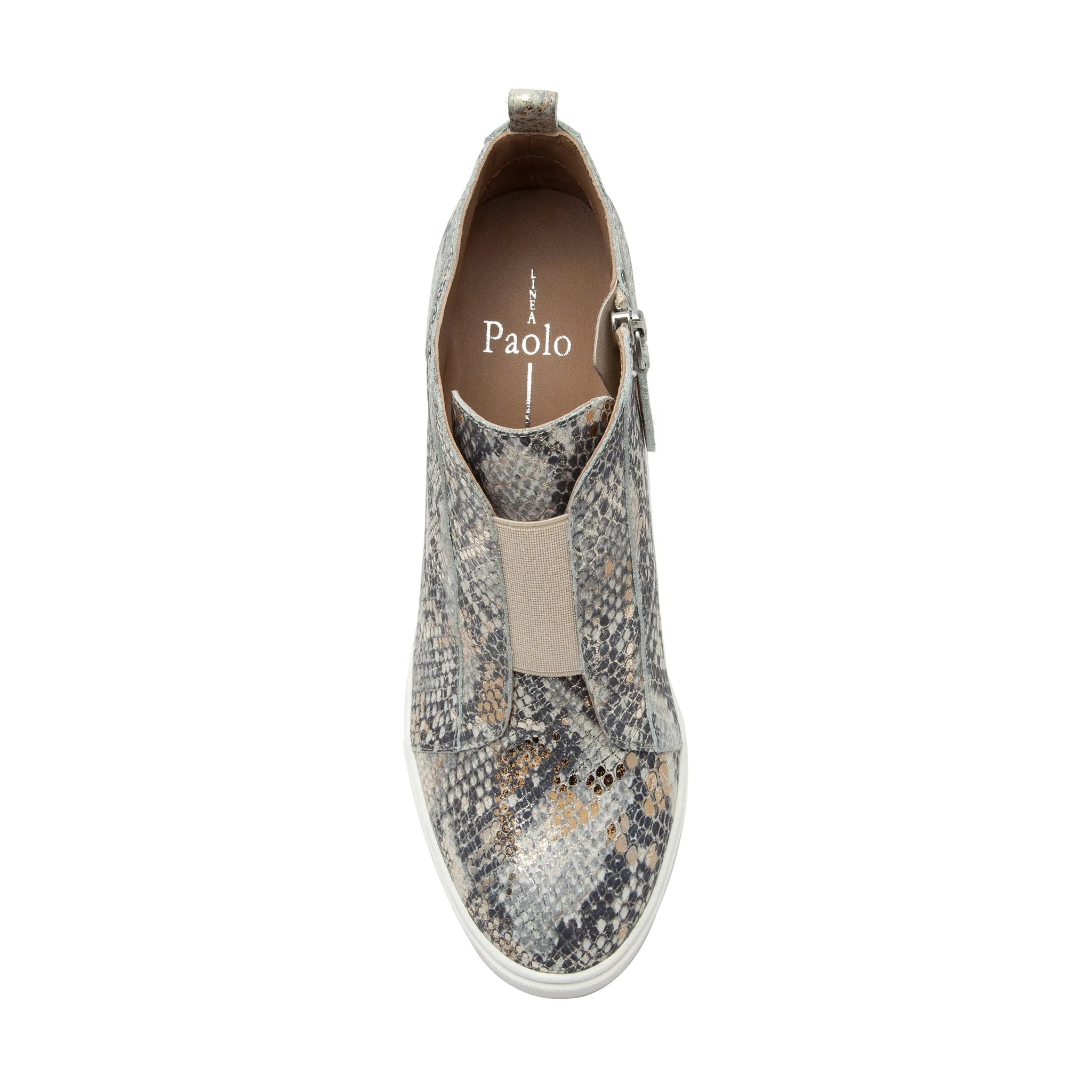 FELICIA SNAKE PRINT | Our Original Platform Wedge Sneaker Bootie