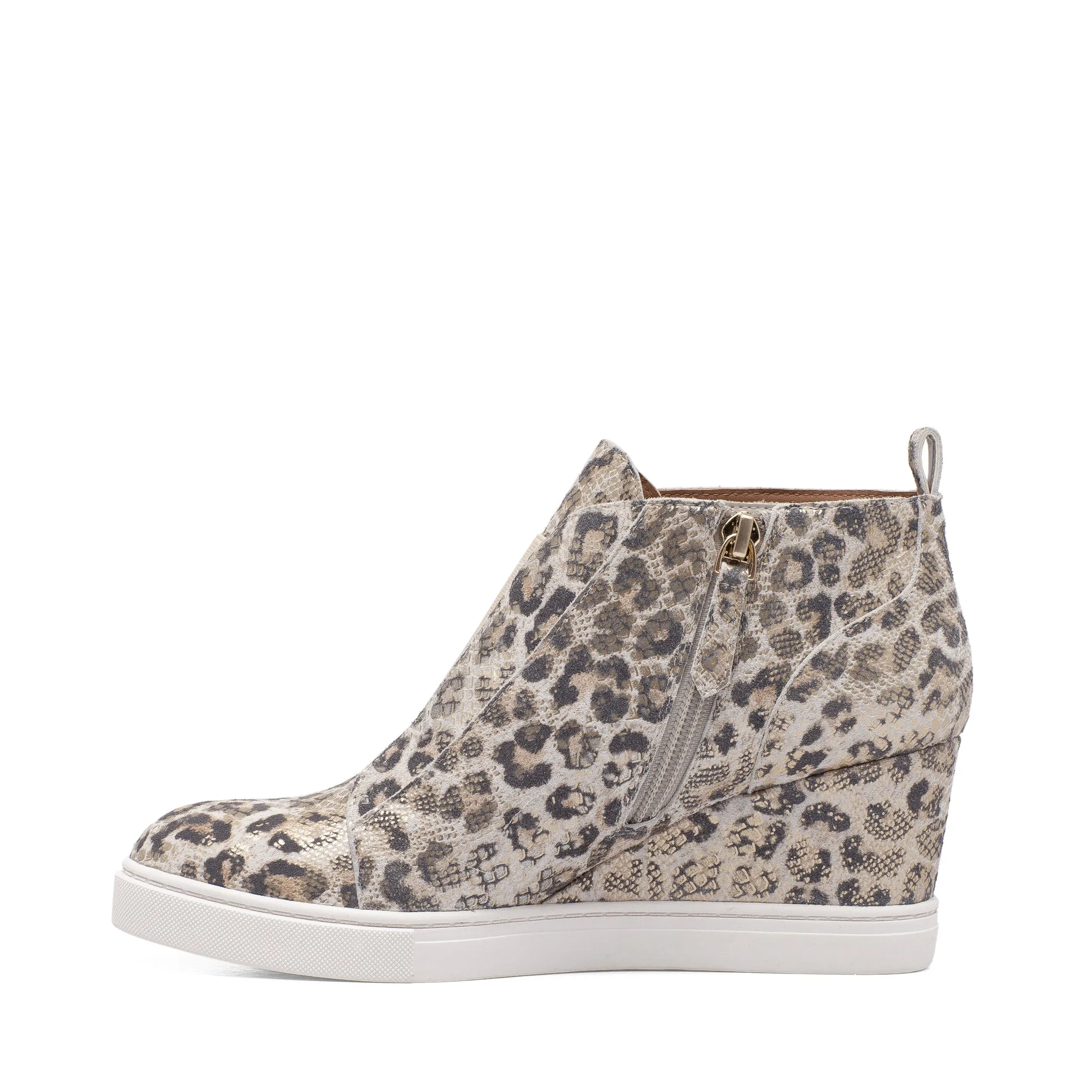FELICIA SNAKE PRINT | Our Original Platform Wedge Sneaker Bootie