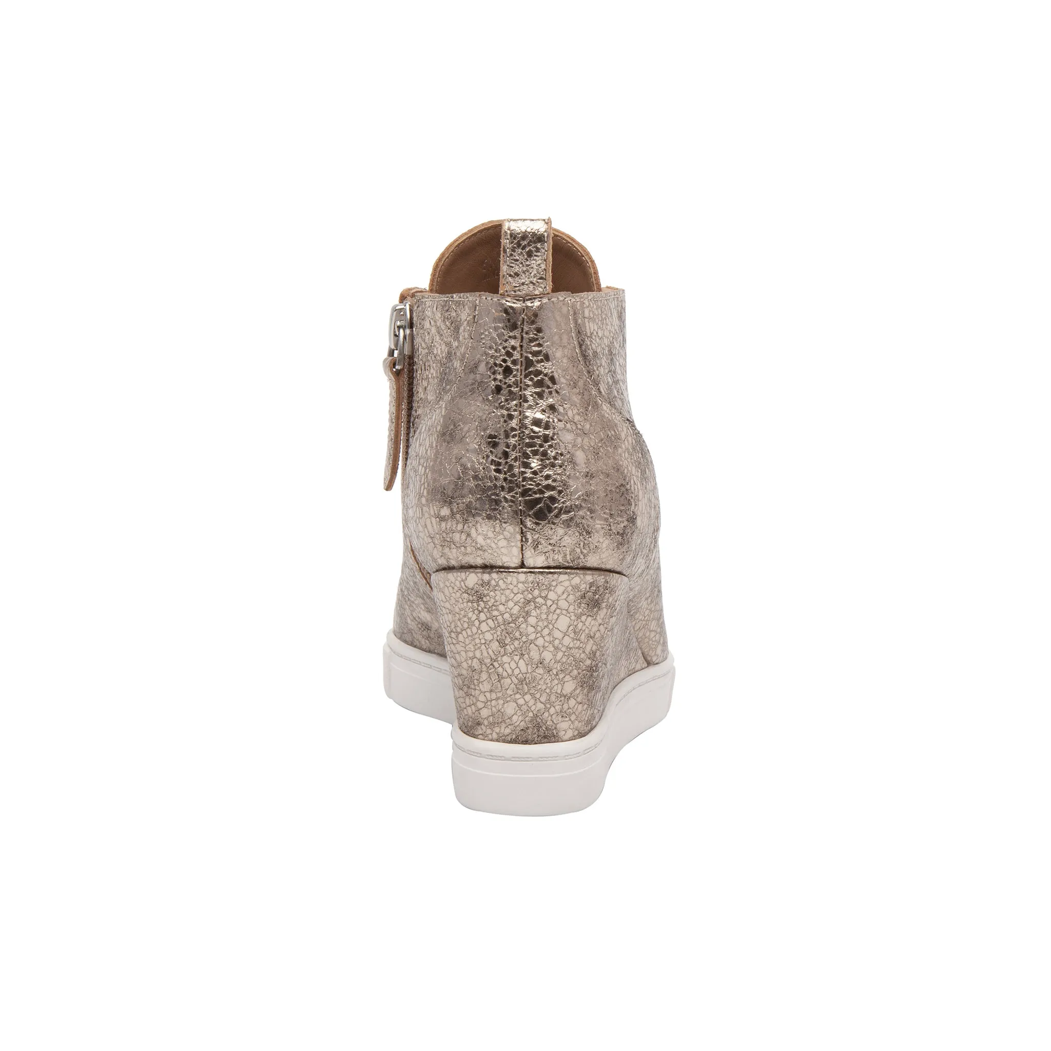 FELICIA SNAKE PRINT | Our Original Platform Wedge Sneaker Bootie