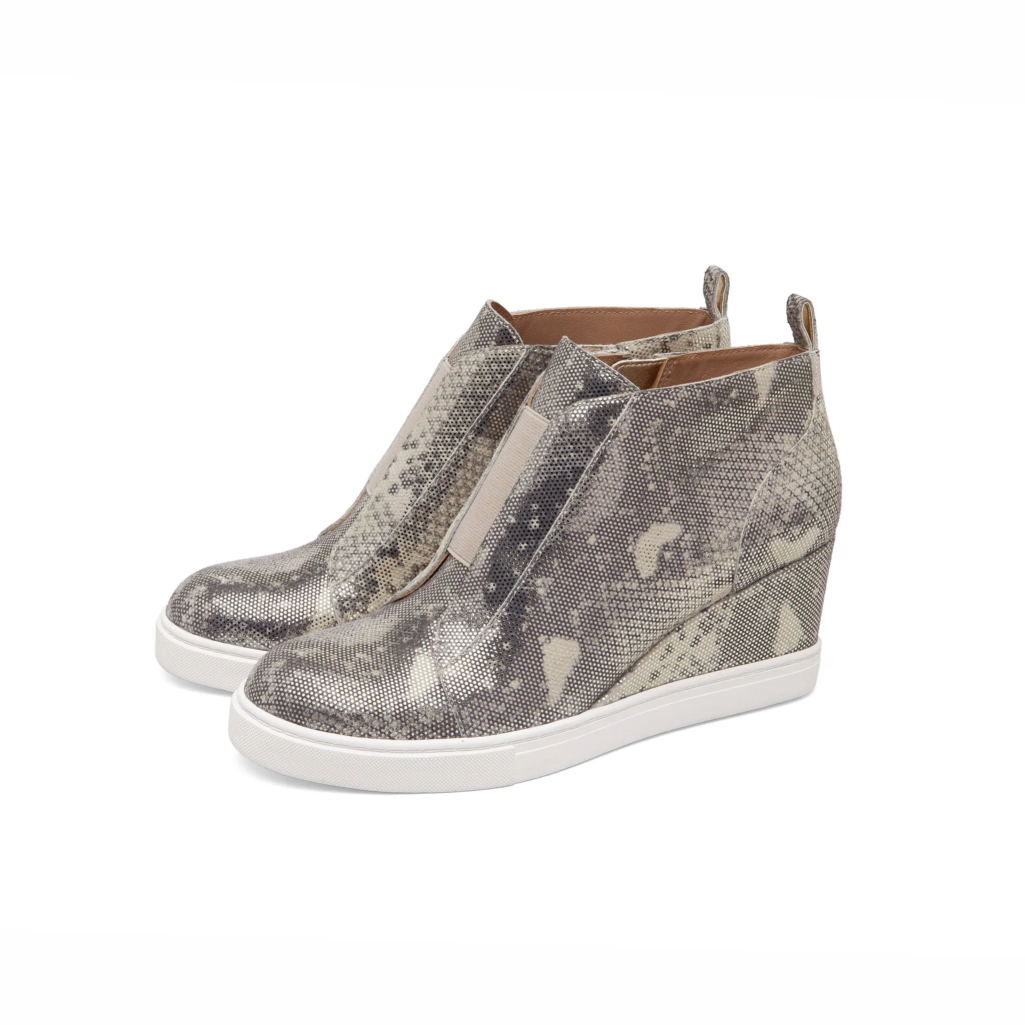 FELICIA SNAKE PRINT | Our Original Platform Wedge Sneaker Bootie