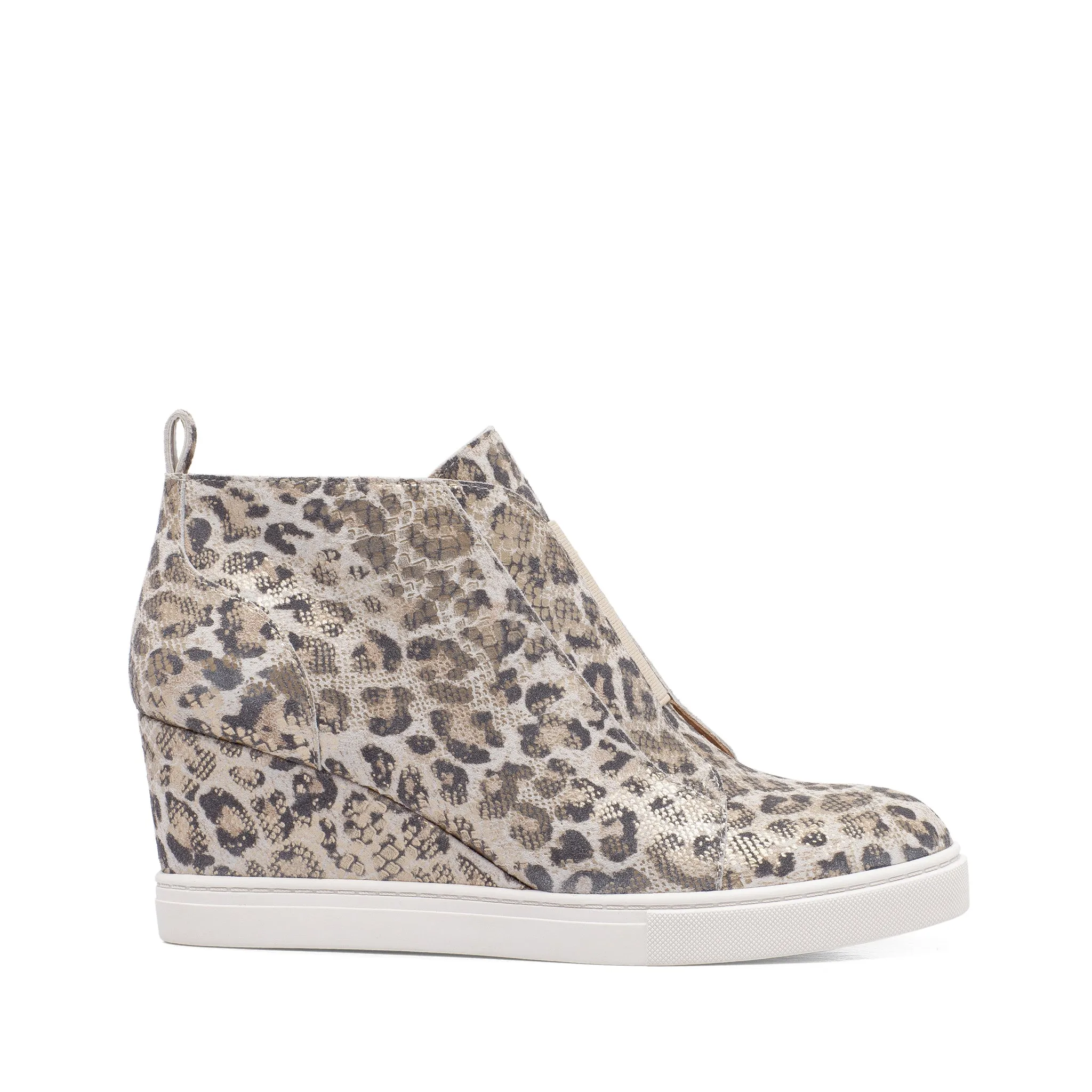FELICIA SNAKE PRINT | Our Original Platform Wedge Sneaker Bootie