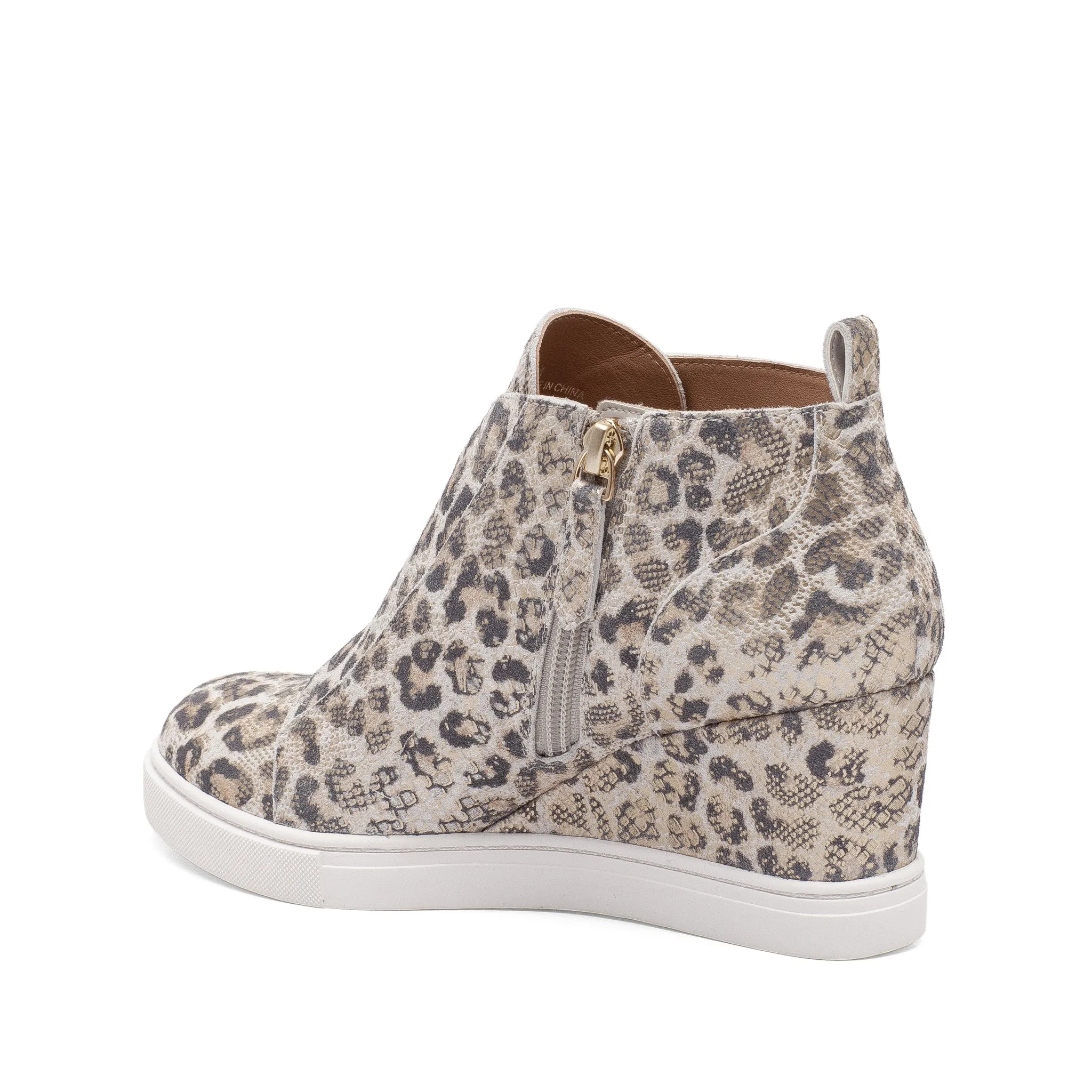 FELICIA SNAKE PRINT | Our Original Platform Wedge Sneaker Bootie