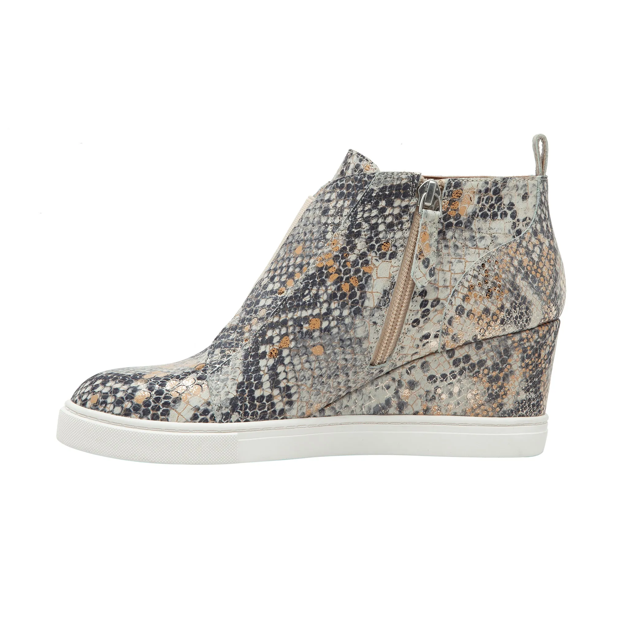 FELICIA SNAKE PRINT | Our Original Platform Wedge Sneaker Bootie