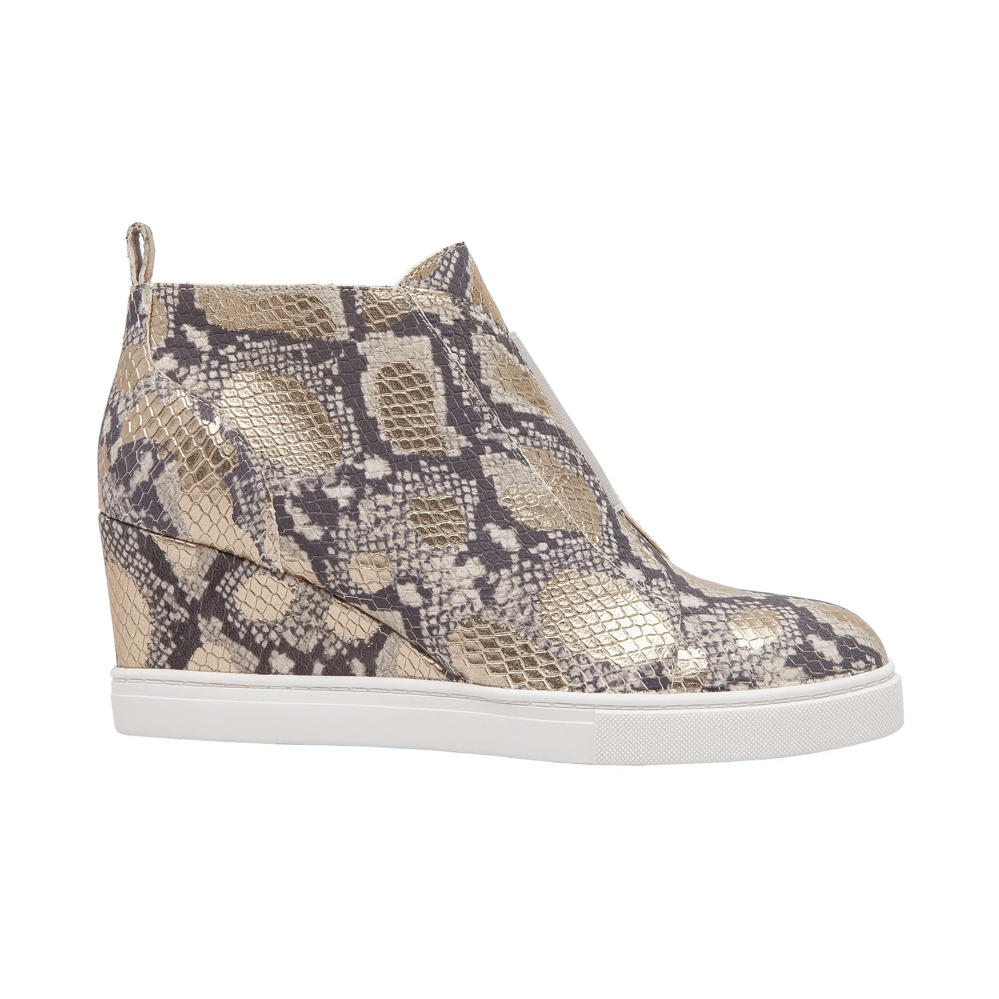FELICIA SNAKE PRINT | Our Original Platform Wedge Sneaker Bootie