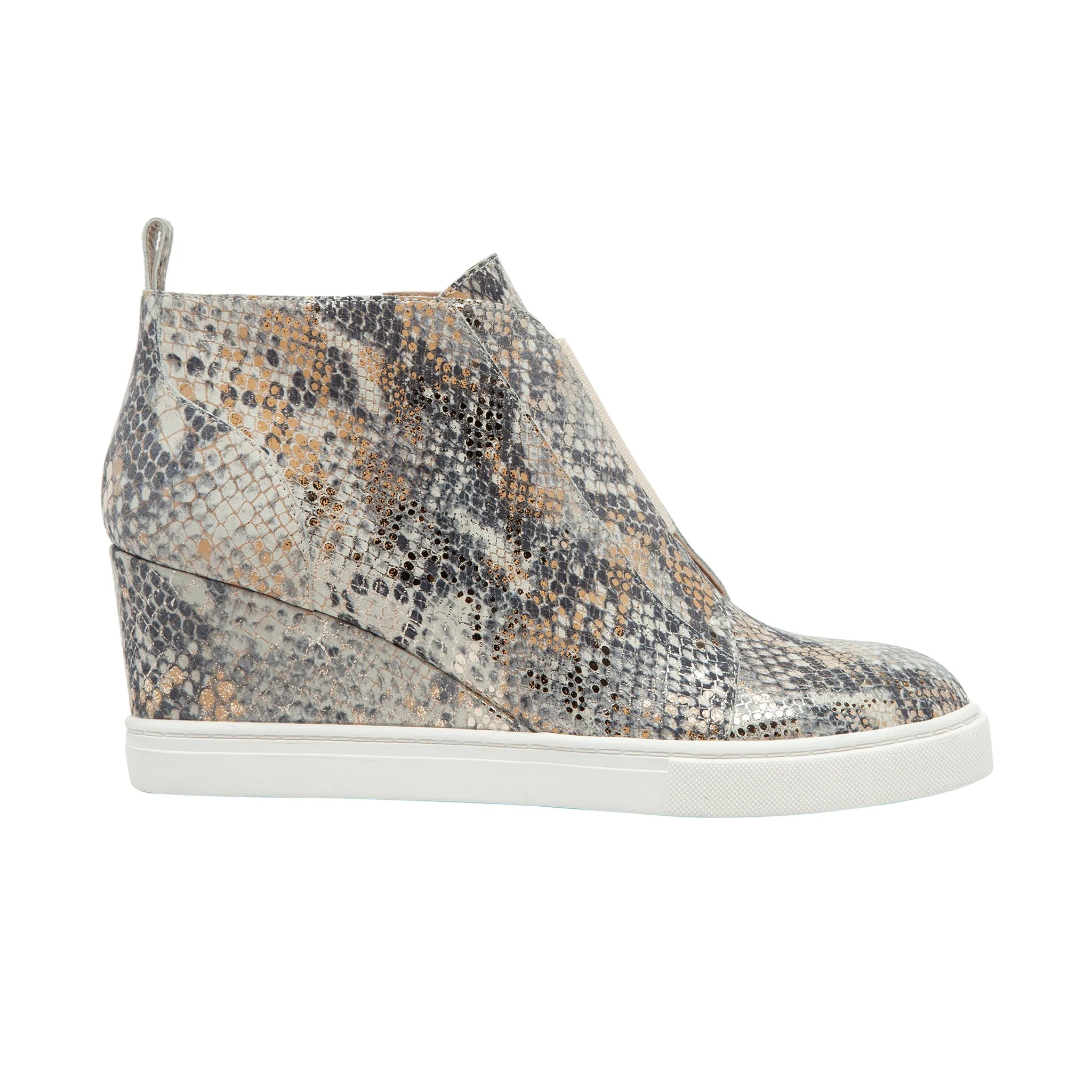 FELICIA SNAKE PRINT | Our Original Platform Wedge Sneaker Bootie