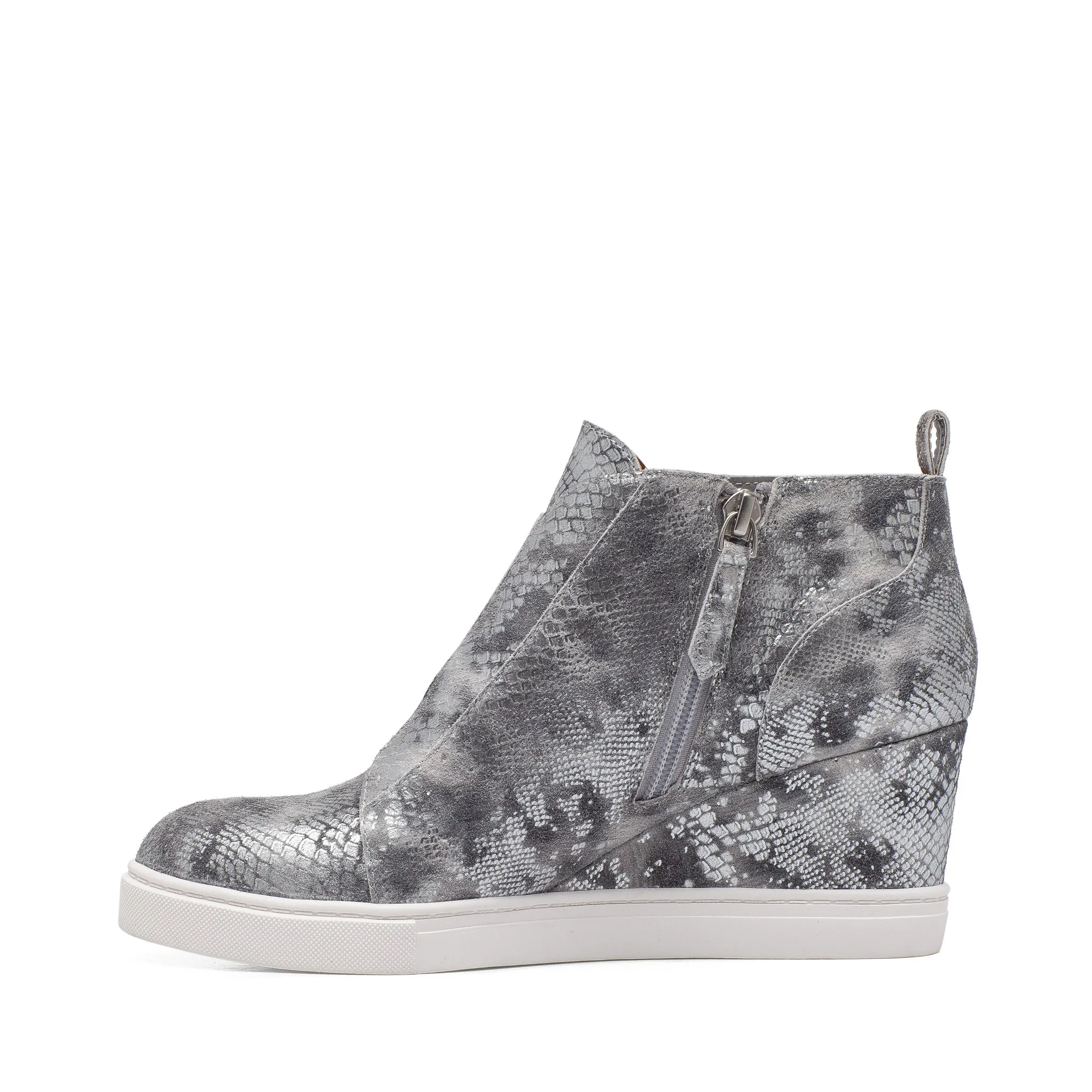 FELICIA SNAKE PRINT | Our Original Platform Wedge Sneaker Bootie