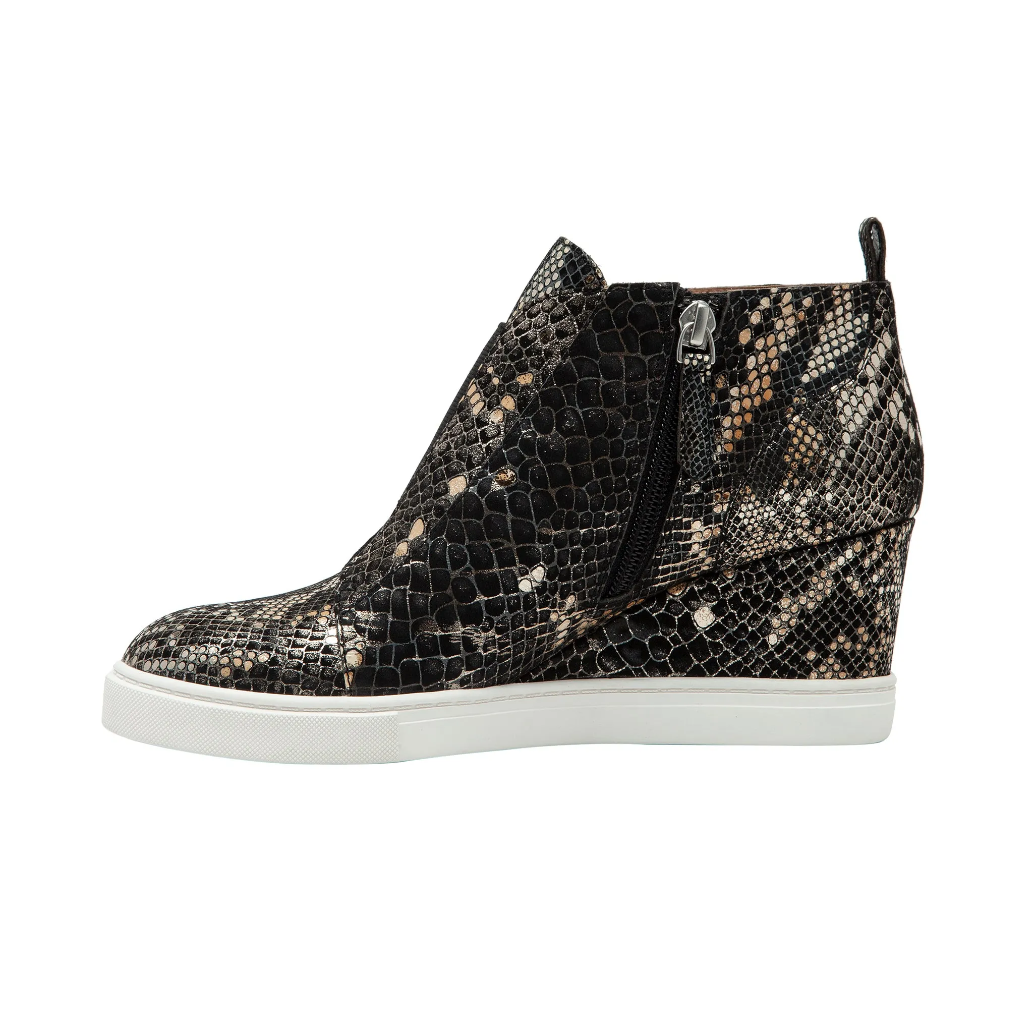FELICIA SNAKE PRINT | Our Original Platform Wedge Sneaker Bootie