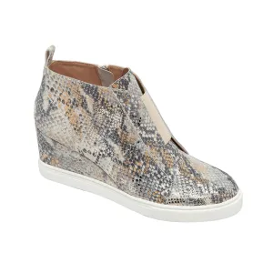 FELICIA SNAKE PRINT | Our Original Platform Wedge Sneaker Bootie