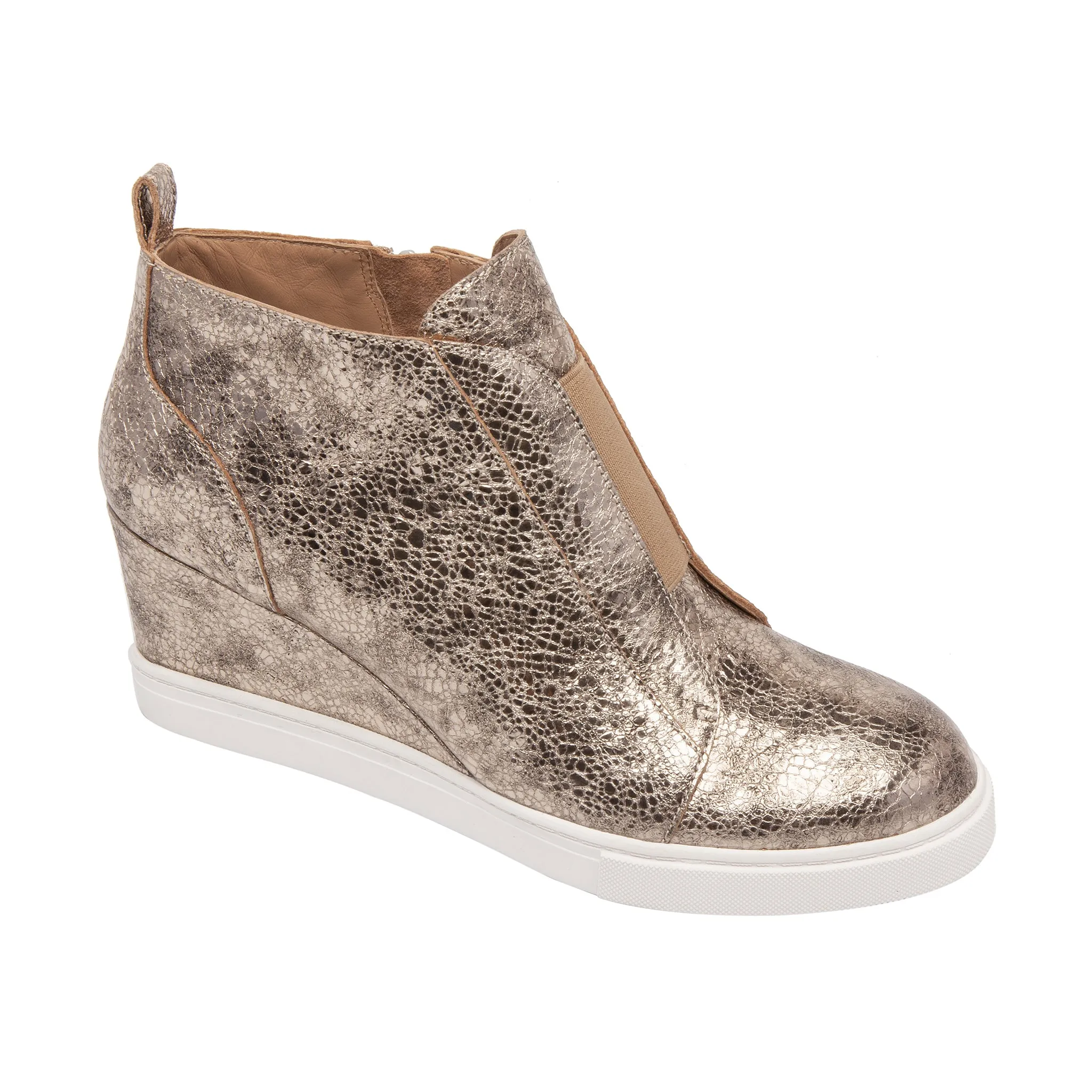 FELICIA SNAKE PRINT | Our Original Platform Wedge Sneaker Bootie