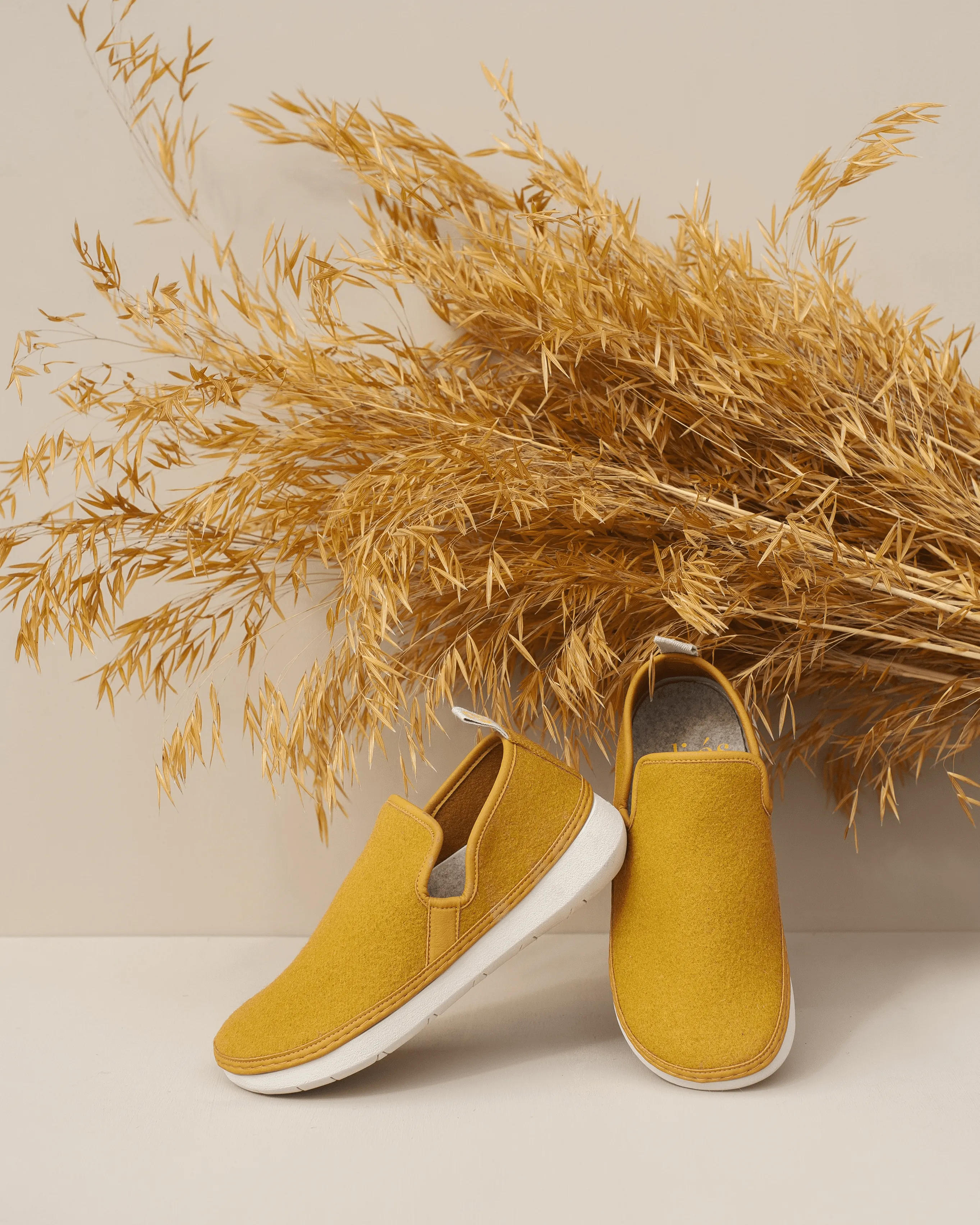 Fern Burel Slip-On Shoes | Mustard