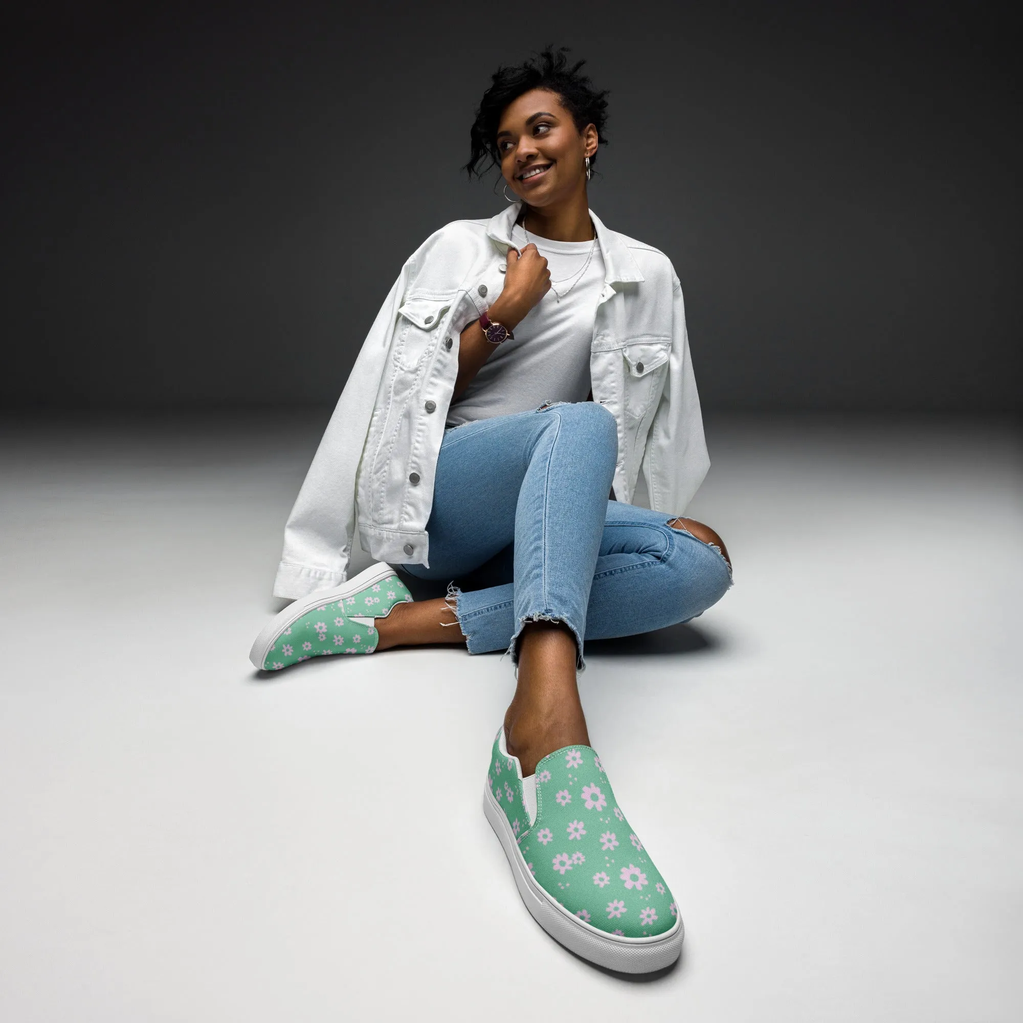 Field of Flowers slip-on shoes