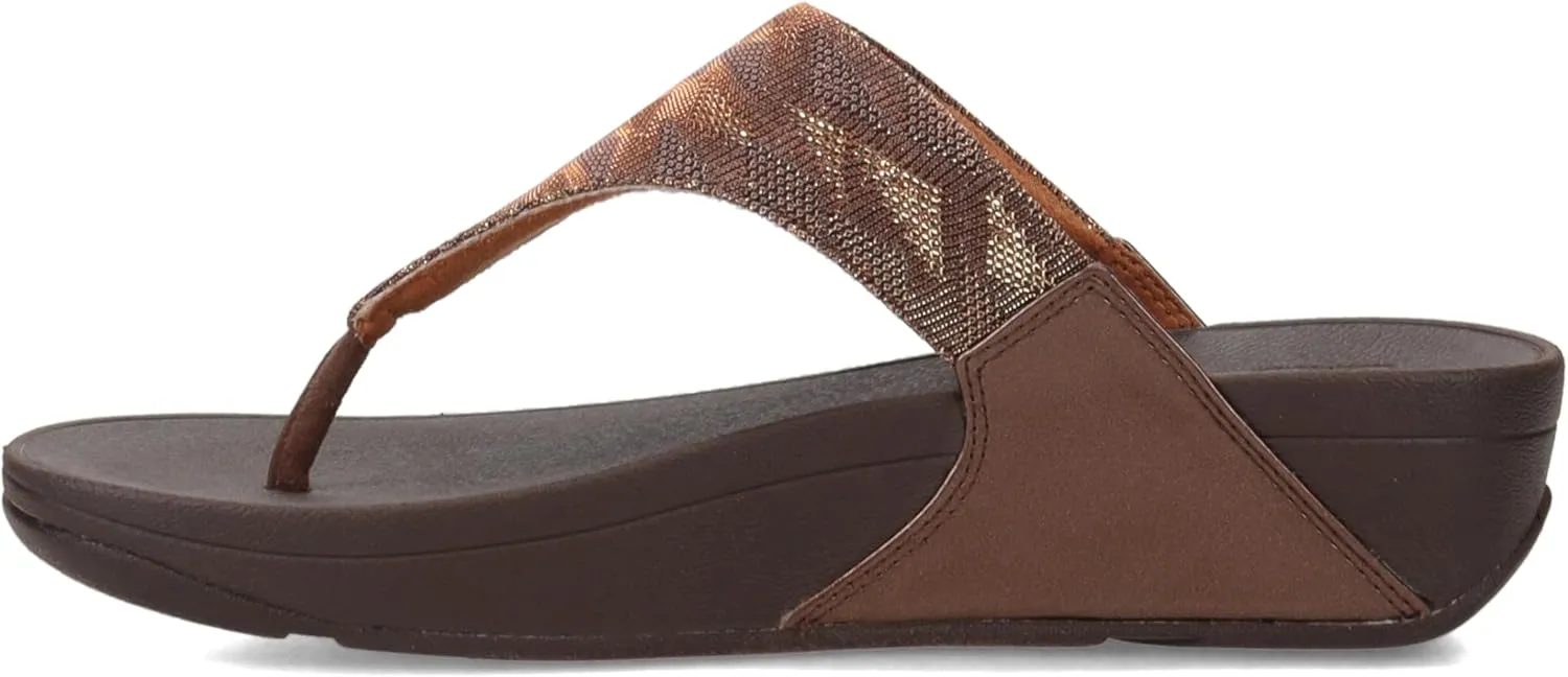 FitFlop Womens ThongLULU Glitz Toe-Post Sandals
