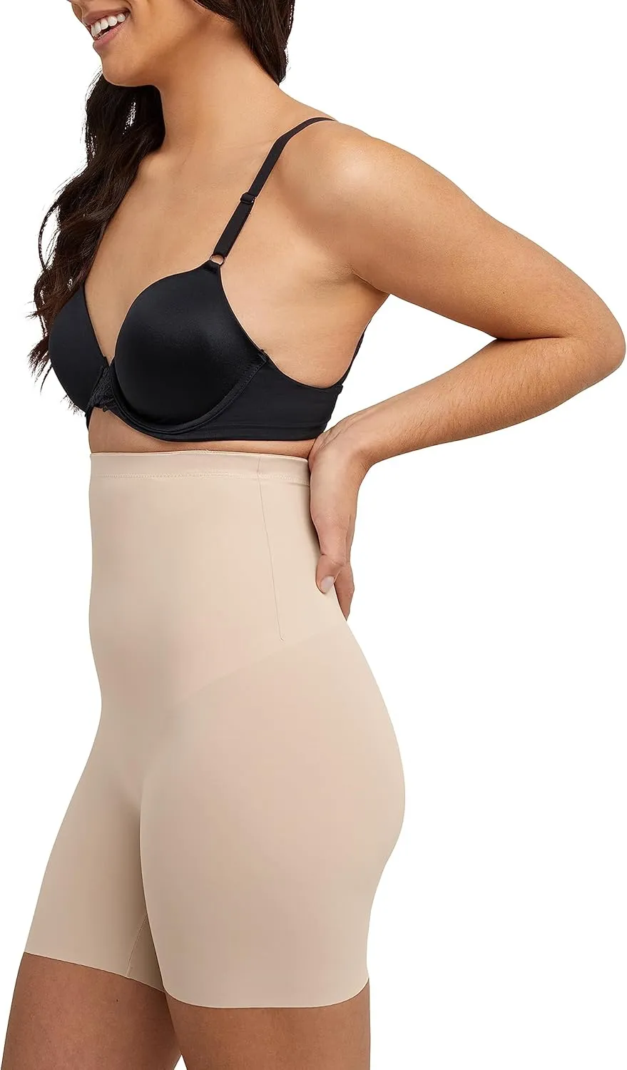 Flexees Women's Maiden Form Sleek Smoother Hi-Waist Shorty