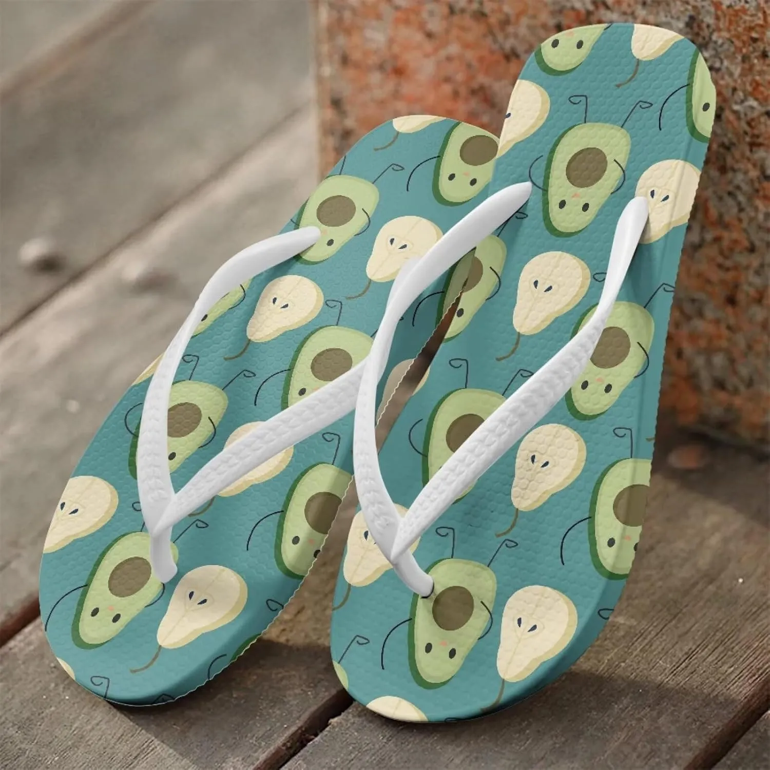 Flip Flops for Women, Comfortable Beach Sandals Open Toe Shower Slipper Non-Slip Slide Slippers Sandals Bath Shoes