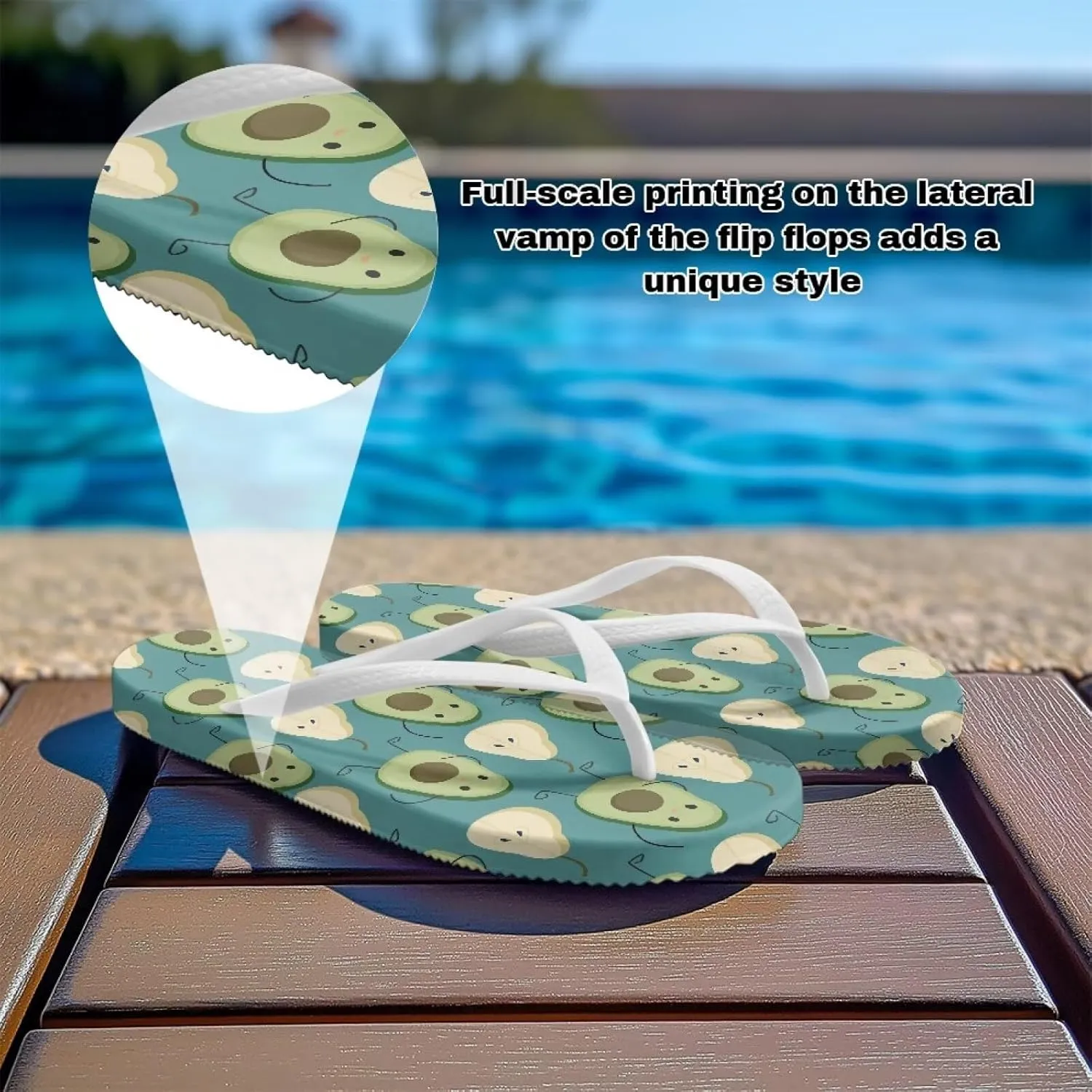Flip Flops for Women, Comfortable Beach Sandals Open Toe Shower Slipper Non-Slip Slide Slippers Sandals Bath Shoes