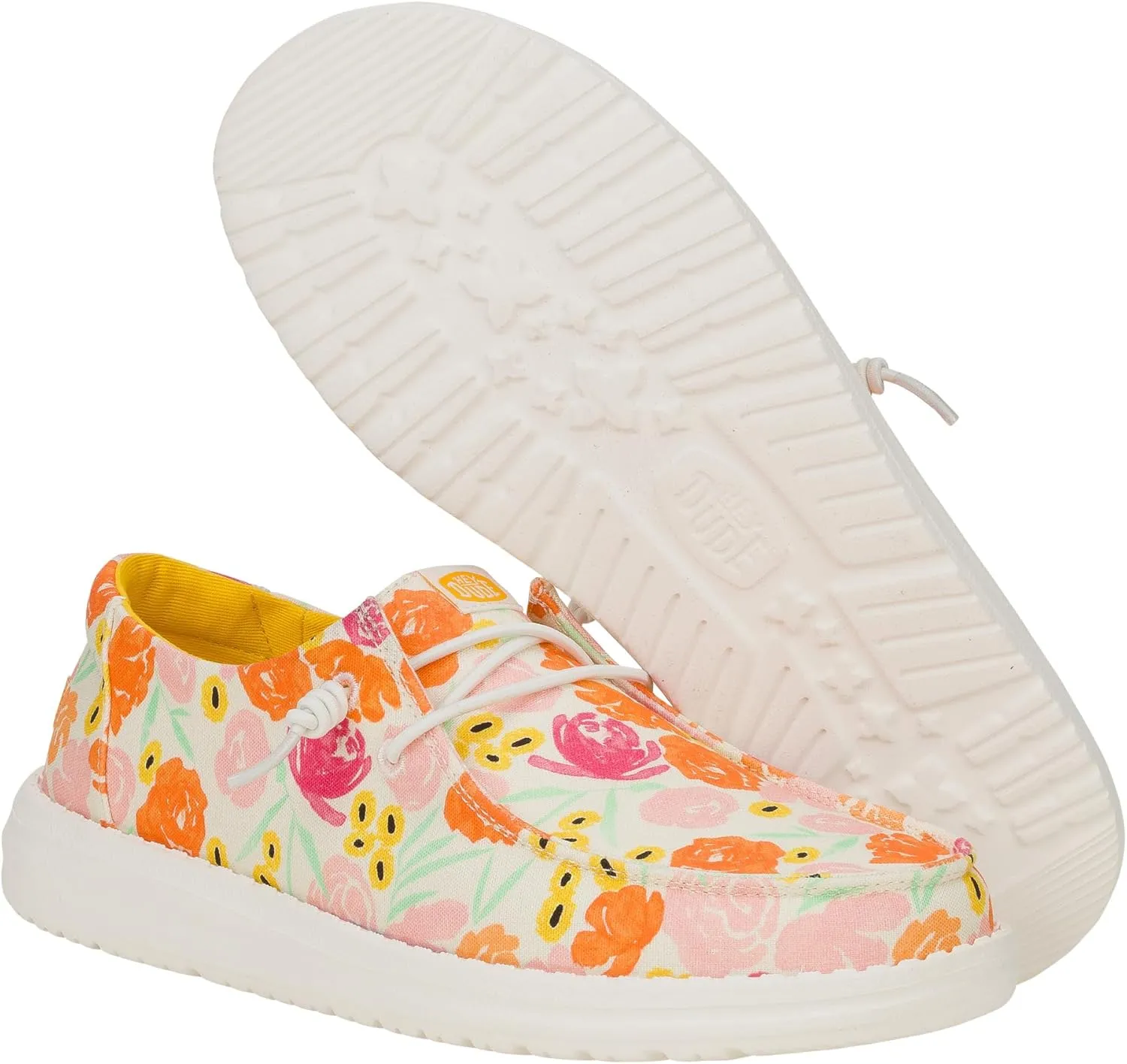 Floral Watercolor Wendys in Multi/Petal Pink by HEYDUDE shoes