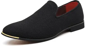 FLQL Men's Luxury Penny Loafer Slip-On Velvet Shoes Party Dancing Shoes Suede Wedding Shoes Plus Size 7-13