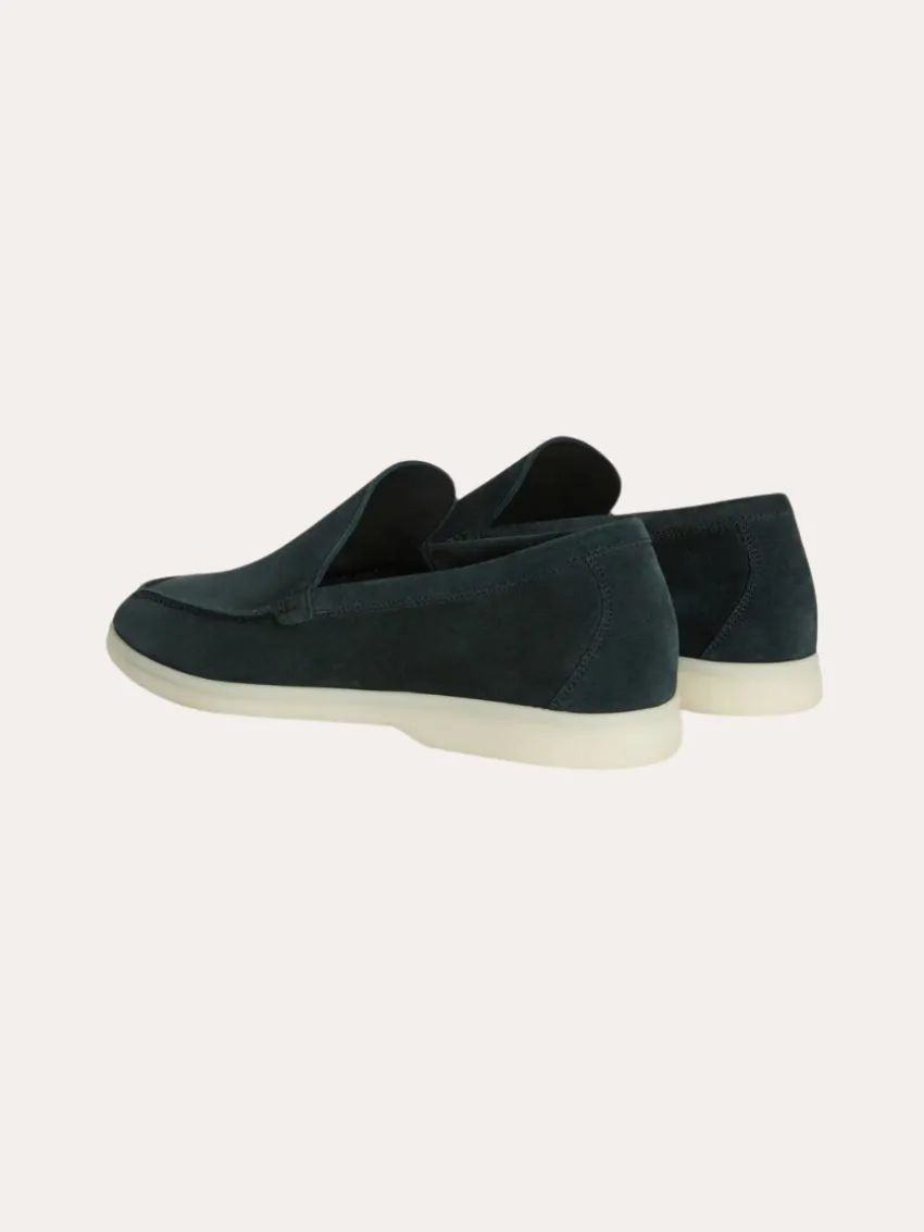 Forfinede Suede Loafers – Dark Green
