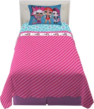 Franco Kids Bedding Super Soft Sheet Set, Twin, L.O.L. Surprise
