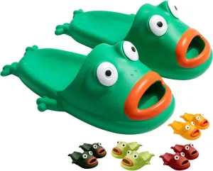 Frog Flip Flops - Couple Beach Slippers, Bath Shoes, Non-Slip Fish Slipper, Summer Funny Slides