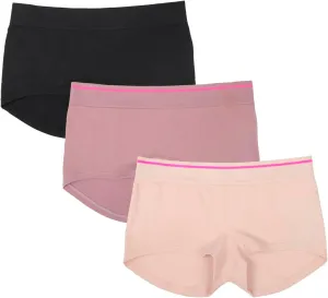 Fruit of the Loom A Fresh Collection Hey Shorty 3-Pack Seamless Boyshorts for Women’s Everyday Comfort