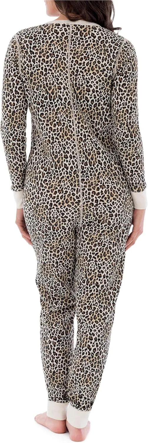 Fruit of the Loom womens Micro Waffle Premium Thermal Union Suit