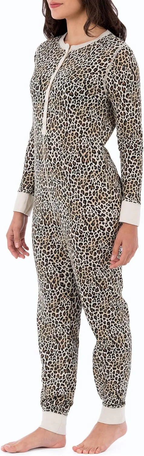 Fruit of the Loom womens Micro Waffle Premium Thermal Union Suit