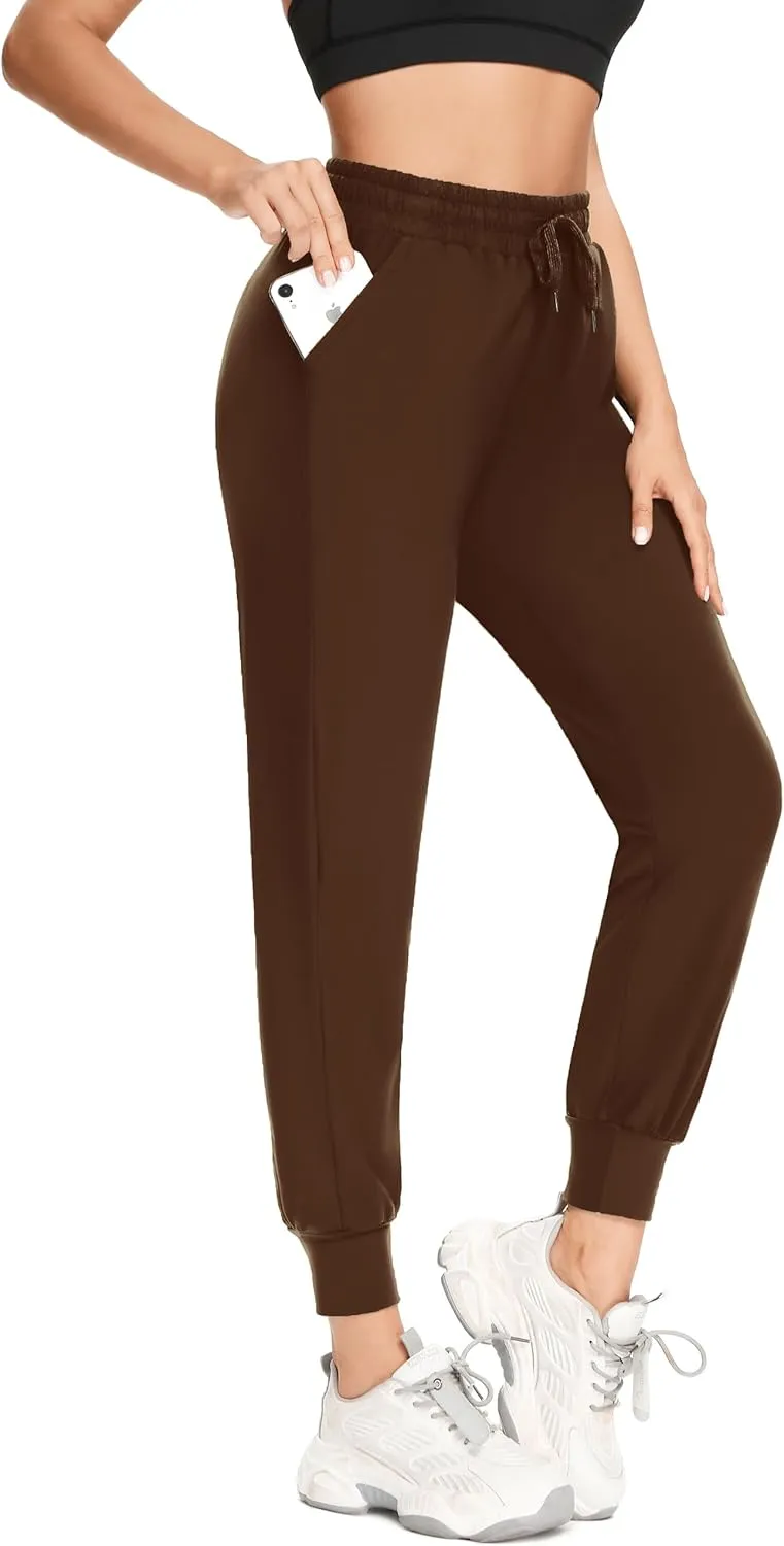 FULLSOFT Sweatpants for Women with Pockets-Womens Joggers Yoga Lounge Pants Relaxed-fit Leggings for Cycling Workout Running