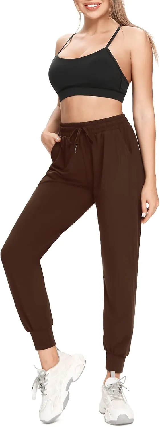 FULLSOFT Sweatpants for Women with Pockets-Womens Joggers Yoga Lounge Pants Relaxed-fit Leggings for Cycling Workout Running