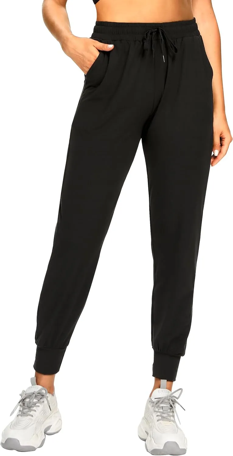 FULLSOFT Sweatpants for Women with Pockets-Womens Joggers Yoga Lounge Pants Relaxed-fit Leggings for Cycling Workout Running