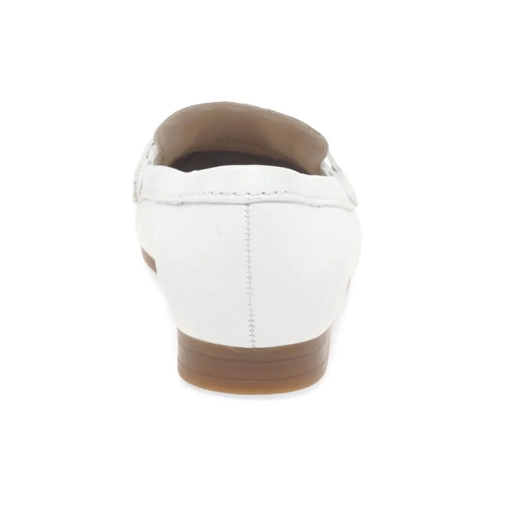 Gabor Destiny Leather Loafer 42.432 -WHITE