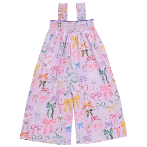 Girls Eleven Jumper - Lavender Watercolor Bows