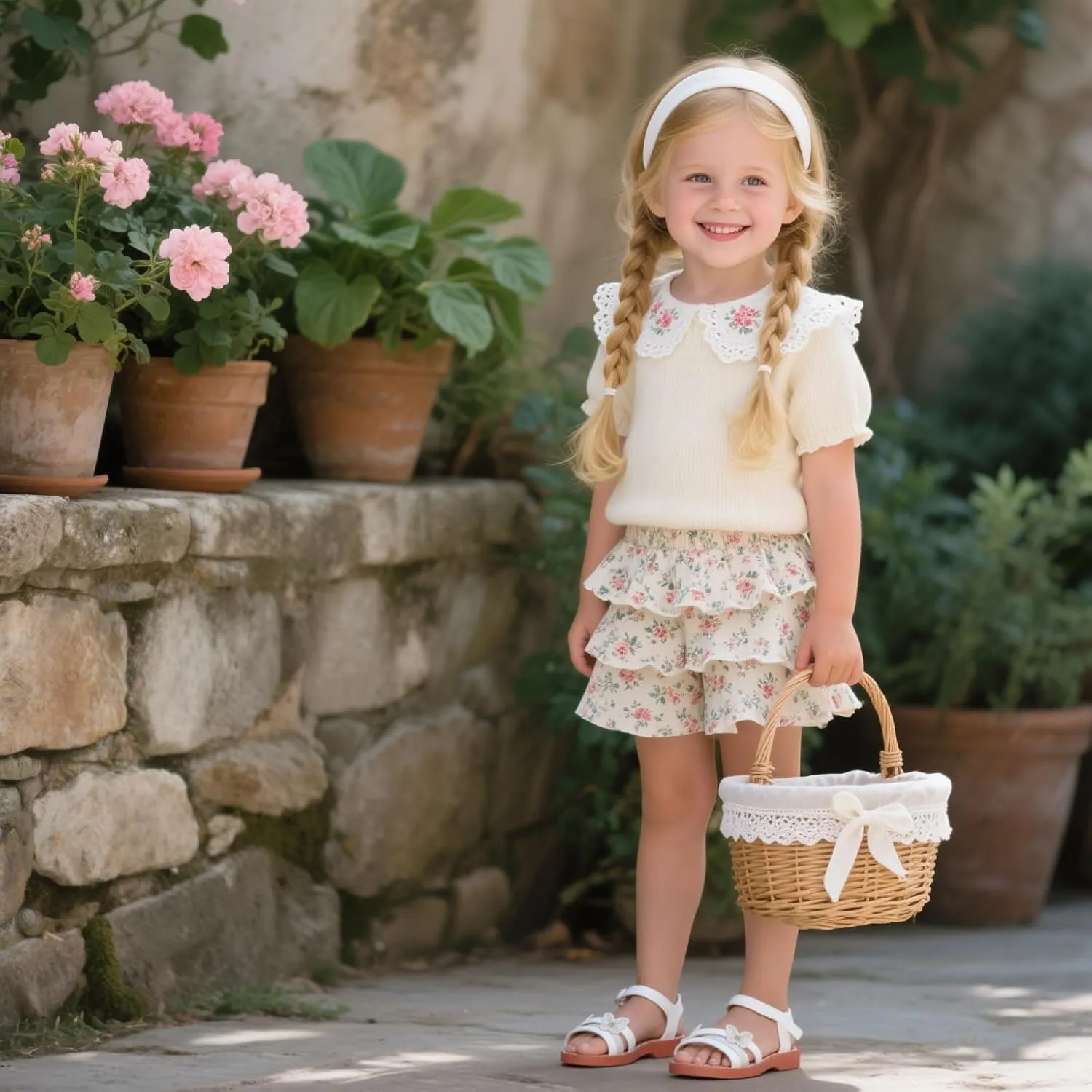 Girls Open Toe Flat Sandals Summer Casual Toddler Little Kid Sandals