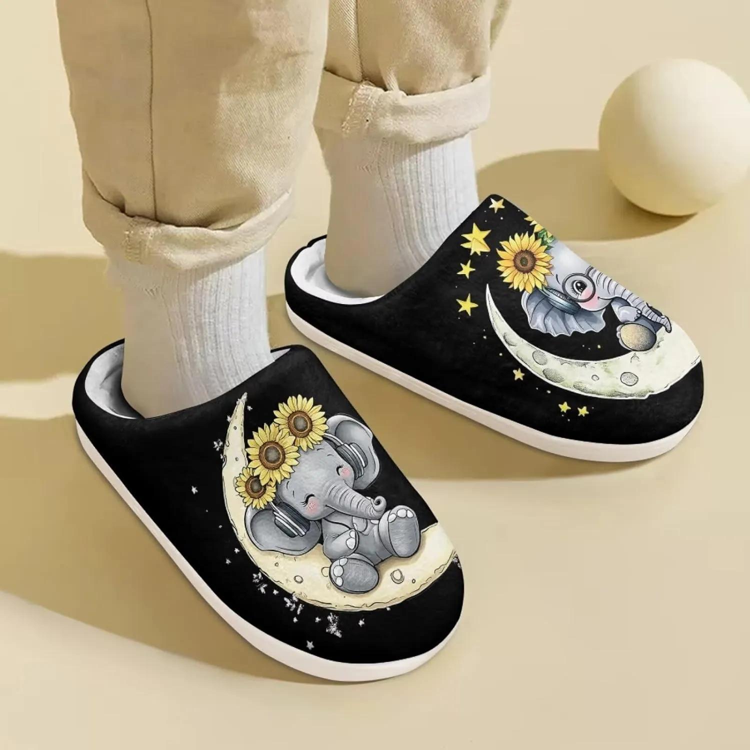 Girls Slippers Size 9-15 Kids Winter Warm Slippers Boys Indoor Outdoor Slipper Cozy Home Shoes