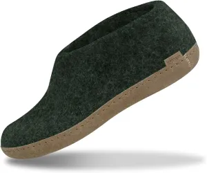 Glerups 100% Gotland Sheep Wool Boot Slipper with leather sole - Unisex