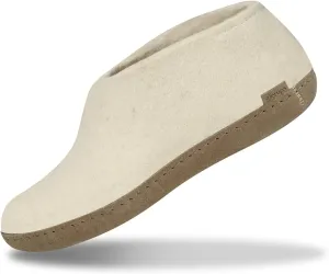 Glerups 100% Gotland Sheep Wool Boot Slipper with leather sole - Unisex
