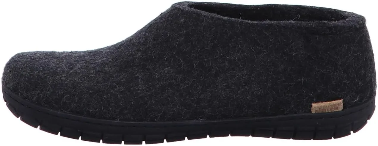 Glerups 100% high quality wool mix Shoe Slipper with rubber sole - Unisex