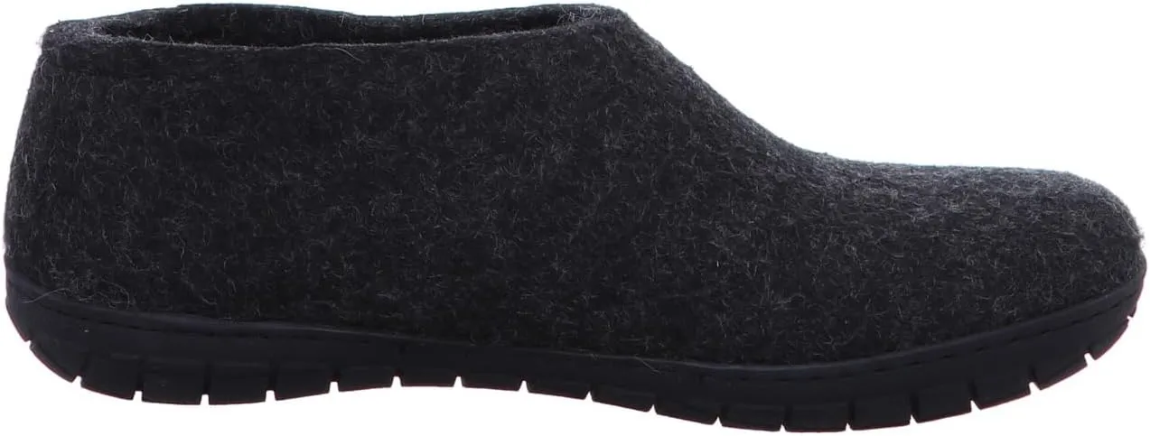 Glerups 100% high quality wool mix Shoe Slipper with rubber sole - Unisex