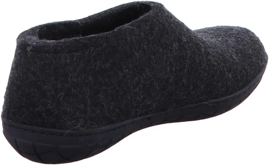 Glerups 100% high quality wool mix Shoe Slipper with rubber sole - Unisex