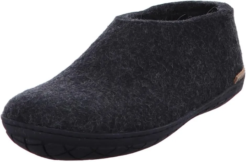 Glerups 100% high quality wool mix Shoe Slipper with rubber sole - Unisex