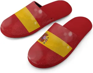 Glittering Halo Spain Men's Slipper Non Slip Comfortable Winter Warm Home House Shoes Indoor Slippers