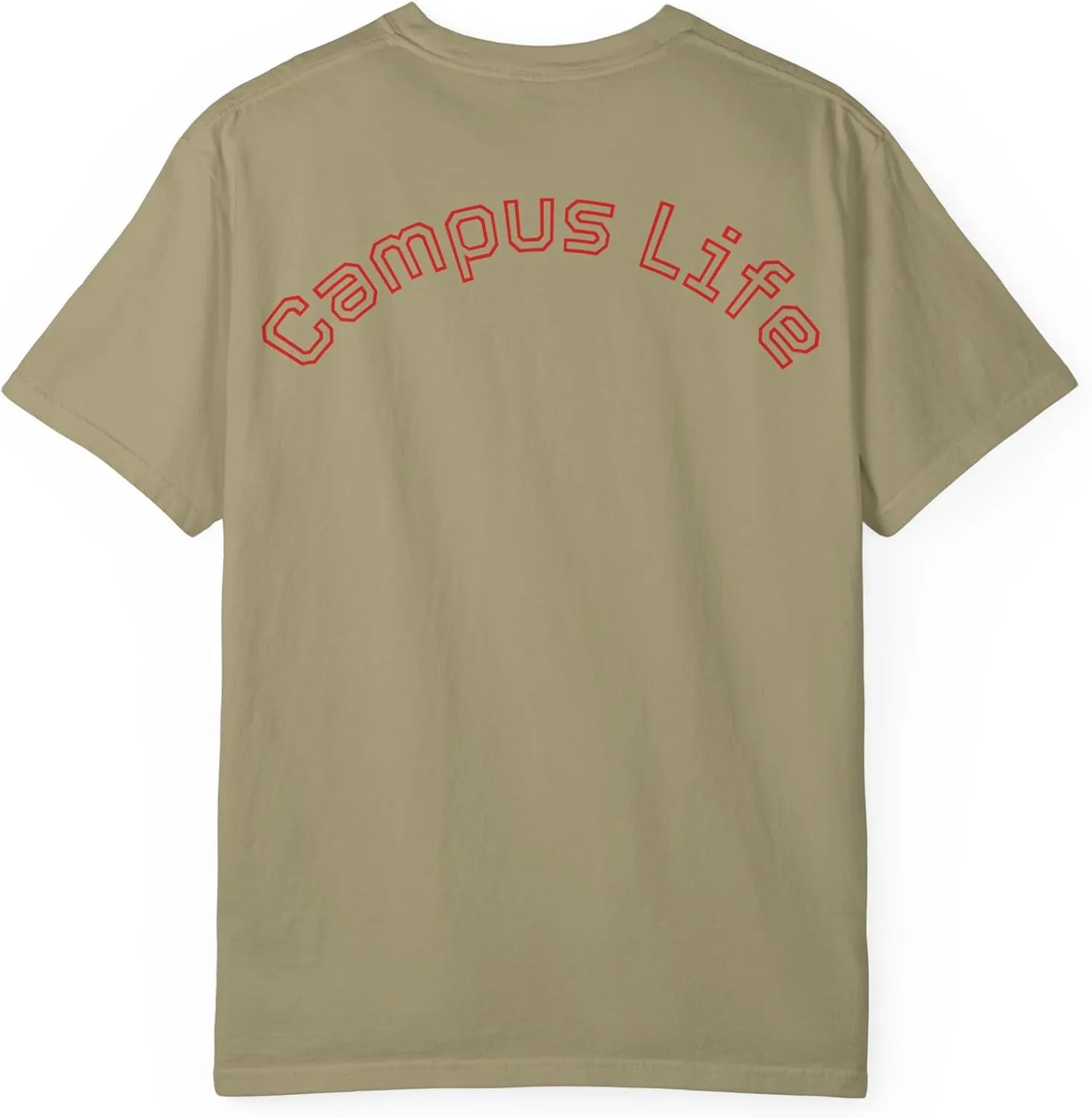 Graphic Campus Life Tee – Trendy Unisex College Shirt, Student Apparel, Casual Gift for Campus Style Lovers