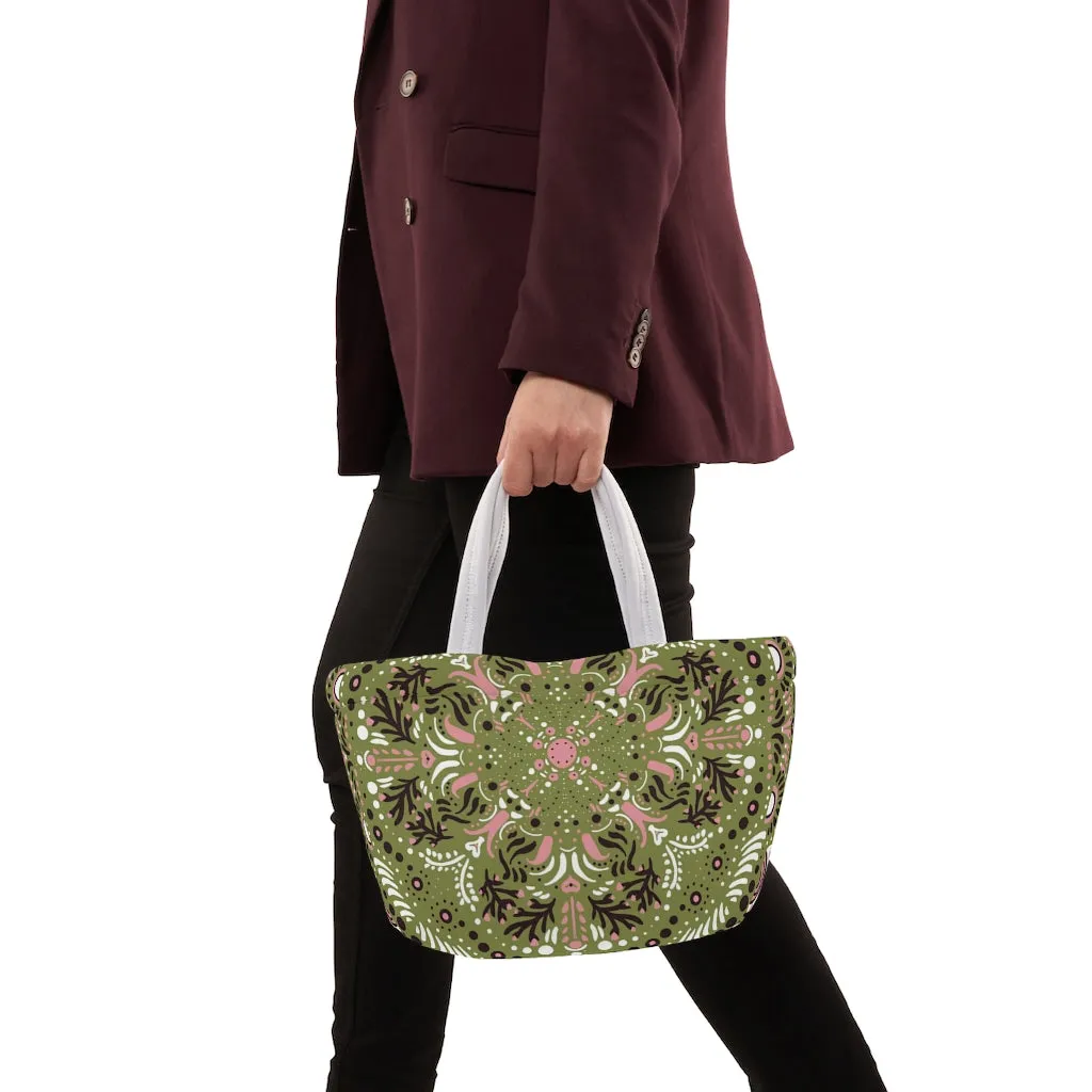 Green kaleidoscope Soft Picnic Bag