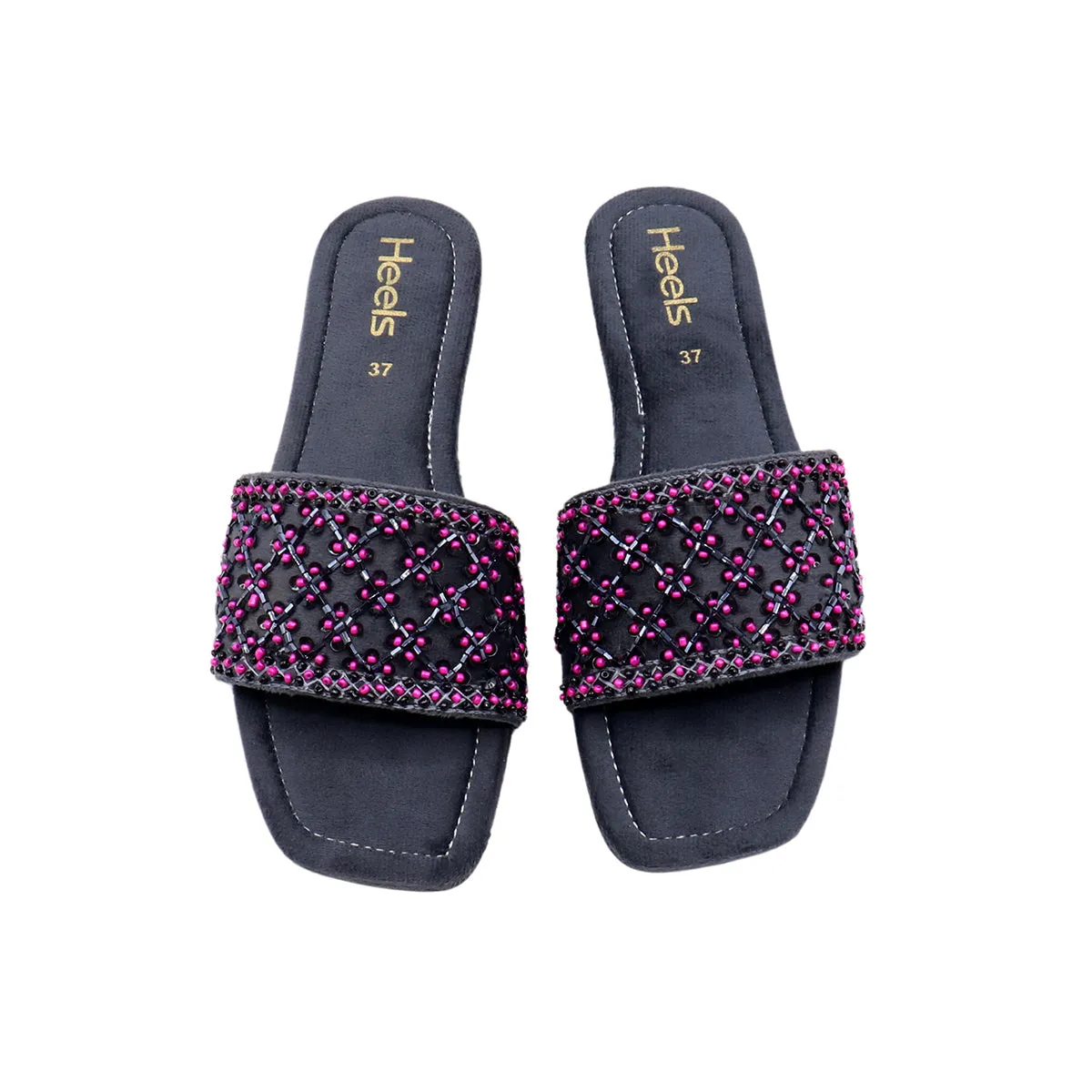 Grey Ethnic Slipper L00350037