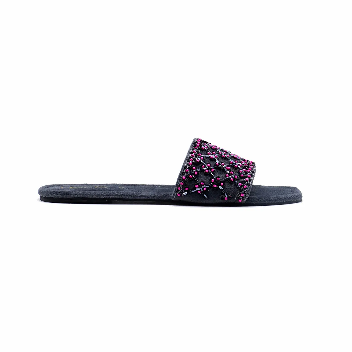 Grey Ethnic Slipper L00350037