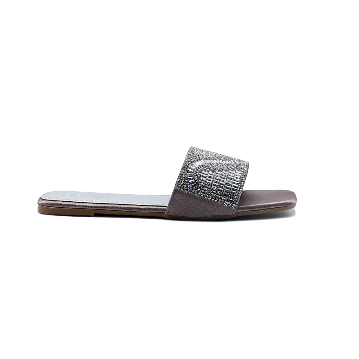 Grey Fancy Slipper L00420003