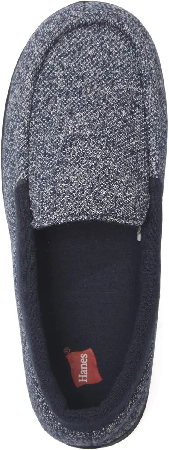 Hanes Boys' Comfortsoft Knit Venetian Indoor/Outdoor Moccasin Slipper