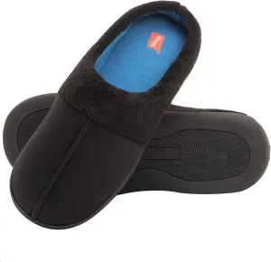 Hanes Men's Felt Clog Slipper Shoe - Memory Foam Indoor Outdoor Sole