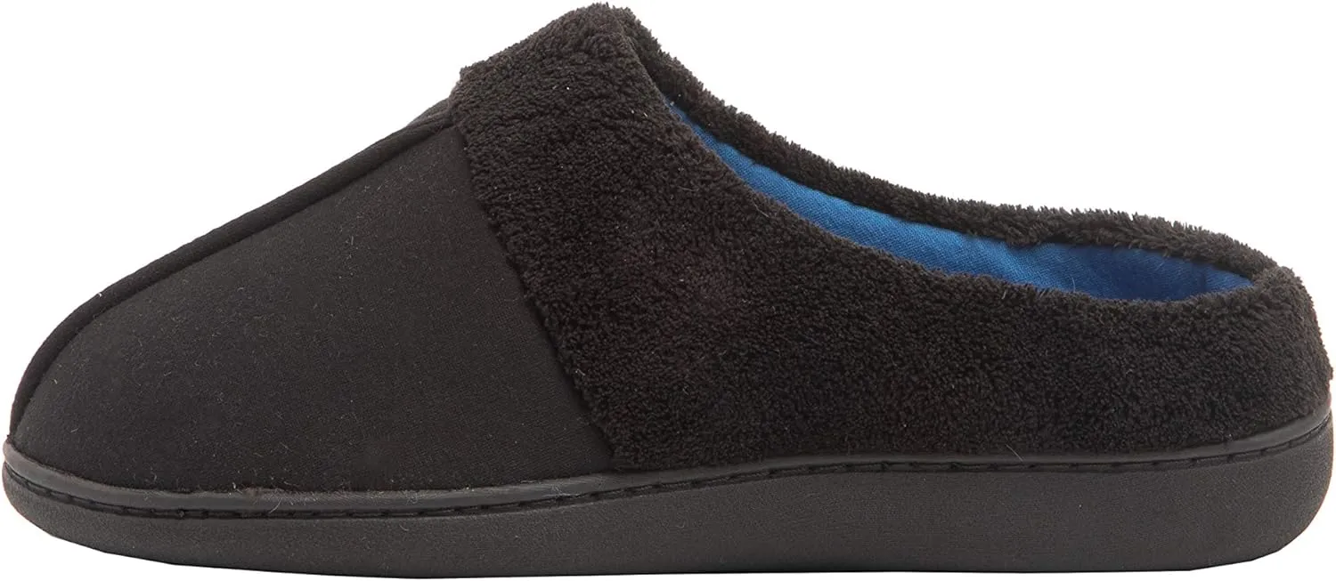 Hanes Men's Felt Clog Slipper Shoe - Memory Foam Indoor Outdoor Sole