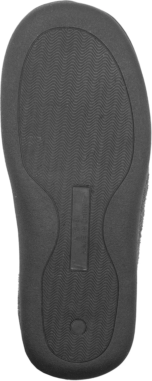 Hanes Men's Felt Clog Slipper Shoe - Memory Foam Indoor Outdoor Sole